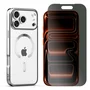 Capa Slim Magsafe Para Iphone 17 Pro Max + Pelicula Privacy Cor:prata