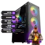 Pc Gamer Intel Core I5 8º 8400 c/ 6 núcleos, Placa de Vídeo Rx580 de 8GB, SSD 240GB, Ram 8GB, Wi-Fi e Fonte 500W