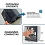 Gabinete Gamer Mini Cubo Preto GB1787 Micro-ATX ITX 3 Fans Inclusas USB 3.0 Lateral e Frontal Vidro Temperado
